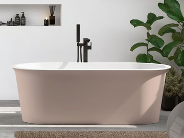AVIGO - Mineraltek freestanding oval bathtub by Gruppo Geromin - view 2